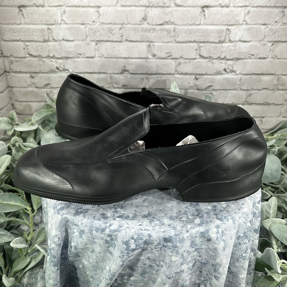 Tingly Black Rubber Over-Shoe Dress Shoe Galoshes Men’s Extra Large❄️VGUC❄️ - Picture 4 of 10